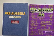 Libros de texto de enseñanza preálgebra (2,0 V) libro de texto y libro de respuestas/pruebas (sin CD) segunda mano  Embacar hacia Mexico