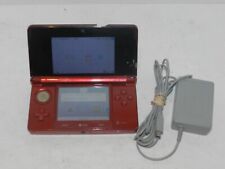 Flame Red Nintendo 3DS Handheld System CTR-001 Console w/ Charger Tested for sale  Shipping to South Africa