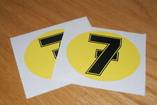 Barry Sheene Number 7 Stickers (Pair) for sale  Shipping to South Africa