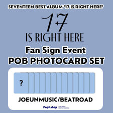 Cartão fotográfico SVT SEVENTEEN BEST álbum 17 IS RIGHT HERE JOEUNMUSIC BEATROAD, usado comprar usado  Enviando para Brazil