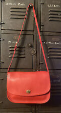 Bolso bandolera de colección COACH original clásico rojo ciudad de Nueva York años 80 segunda mano  Embacar hacia Mexico