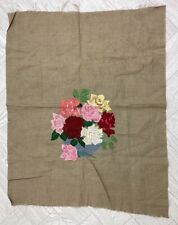 Vintage hand embroidered for sale  NEWTON ABBOT