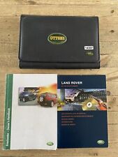 Freelander owners handbook for sale  RICHMOND