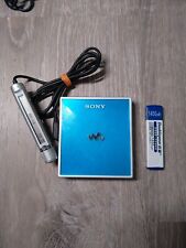 Reproductor MINIDISC SONY MD Walkman azul MZ-E620 probado funcionando vendedor de EE. UU., usado segunda mano  Embacar hacia Argentina