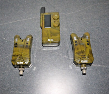 Q-Dos 2+1 CAMO WIRELESS BITE ALARM SET, used for sale  Shipping to South Africa