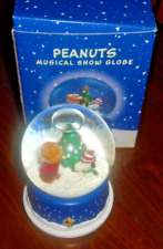 Hallmark Peanuts 50th Xmas Musical Snoopy Snow Globe Theme Song Charlie Brown, used for sale  Shipping to South Africa