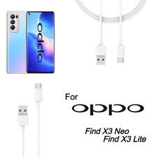 Cabo de carregamento rápido USB tipo C 3m branco para OPPO Find X3 Neo X3 Pro X3 Lite comprar usado  Enviando para Brazil