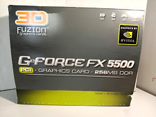 Placa de Vídeo Gráfica 3D Fuzion GeForce FX 5500 256MB DDR PCI 3DFR55256P - NÃO TESTADA comprar usado  Enviando para Brazil