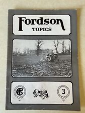 Fordson topics tractor for sale  SALISBURY