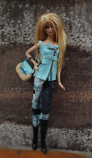 Usado, Túnica BARBIE STREET FASHIONS PU com zíper parte superior meia e meia calça botas bolsa de pele comprar usado  Enviando para Brazil