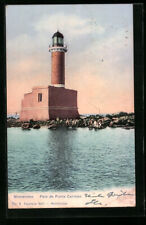 Ansichtskarte Montevideo, Faro de Punta Carretas, Leuchtturm 1907  comprar usado  Enviando para Brazil