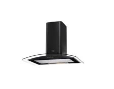 CLCGB70 Black Steel Curved Cooker hood, (W)70cm, used for sale  CHESTERFIELD