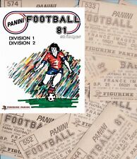 Football 1981 panini d'occasion  France