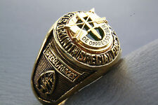 Used, Ring Men's Us Special Forces Gold Plated Military Seal 352 for sale  Shipping to South Africa