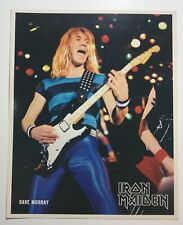 Foto colorida Dave Murray Iron Maiden 1984 quadro freezz 8 X 10 comprar usado  Enviando para Brazil