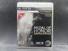 PlayStation 3 PS3 Medal Of Honor Limited Edition Tested & Working With Manual for sale  Shipping to South Africa