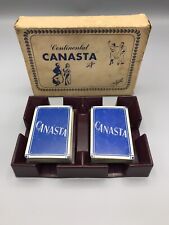 VTG Continental Canasta Dual Tray, Playing Cards & Original Box~ San Francisco for sale  Shipping to Canada