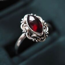 Used, Red Garnet Gemstone 925 Sterling Silver Handmade Ring Jewelry in All Size for sale  Shipping to South Africa