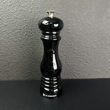 LE CREUSET Pepper Mill Gloss Black Salt Mill for sale  Shipping to South Africa
