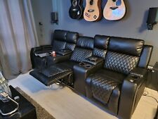 Leather cinema recliner for sale  FORRES