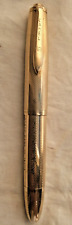 PLUMA DE TINTA FUENTE LLENA DE ORO CAMEL STAEDTLER 14CT PLUMA COMPLETA ORO ALEMANIA DE COLECCIÓN segunda mano  Embacar hacia Mexico