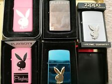 Zippo playboy lighters for sale  TREHARRIS