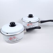 Enamel saucepans pots for sale  TAMWORTH