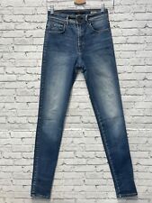 Calça jeans Salsa cintura alta Carrie júnior tamanho 3 lavagem média azul jeans stretch, usado comprar usado  Enviando para Brazil