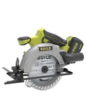 Guild 165mm Cordless Circular Saw 18V 4Ah Battery Perfect Cut Multi Surface Used, used for sale  Shipping to South Africa