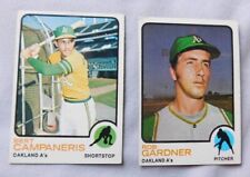 1973 Topps Oakland A's cartão de beisebol escolha um comprar usado  Enviando para Brazil