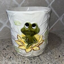 Used, Sears Roebuck Neil the Frog Planter Vase Jar Utensil Holder 1978 Japan Vtg READ for sale  Hershey