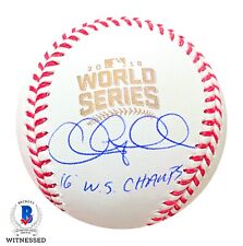 Autógrafo de béisbol de la Serie Mundial 2016 firmado por los Chicago Cubs — BAS segunda mano  Embacar hacia Argentina