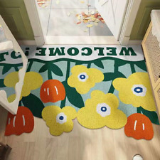 Tapete de PVC capacho tapete de entrada corredor floral antiderrapante tapetes de chão tapete de porta da frente comprar usado  Enviando para Brazil