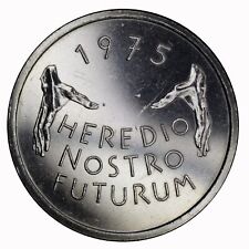 1975 moneta commemorativa usato  Italia