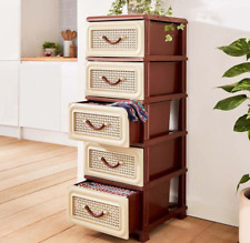 5 Drawer Chest Chums Extra Large Lattice Effect Storage Drawer Unit Ex Display, used for sale  Shipping to South Africa