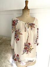 Chiffon floral top for sale  WORTHING
