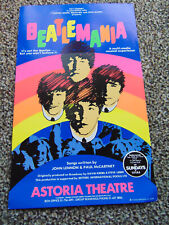 Beatlemania theatre leaflet for sale  LONDON