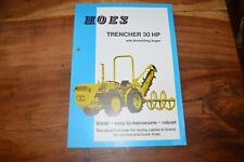 Hoes trencher 30hp for sale  TIVERTON