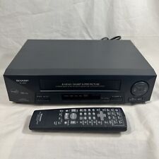 Reproductor de casete de video Sharp VC-A410U VCR 4 cabezales grabadora de casete de video probada con control remoto, usado segunda mano  Embacar hacia Argentina