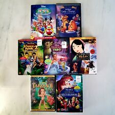 Lote de 7 filmes da Disney - Lady Tramp - Mulan - Princesa Sapo - Jungle Book 2  comprar usado  Enviando para Brazil