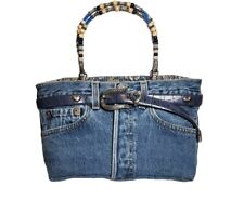 Usado, BOLSA BOOTIE LEVI ORIGINAL AZUL JEANS BOLSA ALÇA FRISADA CINTO CORAÇÃO PRATA  comprar usado  Enviando para Brazil