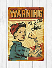 Warning woman work for sale  Warrenton
