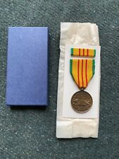Medalla y Cinta Original Genuina del Servicio de Guerra de Vietnam Militar de los Estados Unidos - COMO NUEVA EN CAJA NUEVA segunda mano  Embacar hacia Argentina