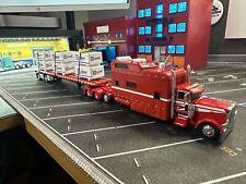 DCP 1:64 Peterbilt 389 Custom Made Long Sleeper / Flatbad Trl with load for sale  Shipping to South Africa
