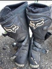 Botas de motocross Fox Racing Boots Comp 5 Tech pretas blindadas tamanho 6, usado comprar usado  Enviando para Brazil