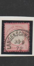Deut reich 1872 gebraucht kaufen  Sigmaringen