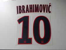 Flocage IBRAHIMOVIC PSG  patch LFP shirt Paris Saint Germain  maillot  d'occasion  Salbris