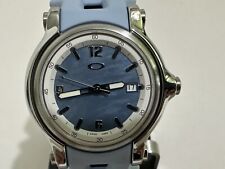 Usado, Oakley HoleShot 3 ponteiros pequeno mostrador azul pérola relógio pulseira azul com estojo furo tiro comprar usado  Enviando para Brazil