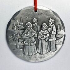 WENDELL AUGUST FORGE Vintage 90s 1999 Aluminum Christmas Ornament (Carolers) for sale  Shipping to South Africa