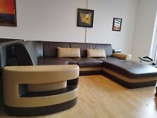 sofa u form leder gebraucht kaufen  Worzeldf.,-Kornburg,-Katzwang